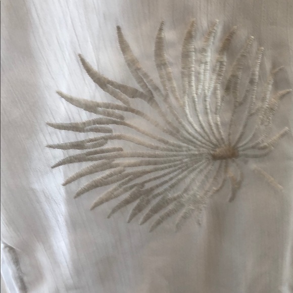 Simply Vera Sheer White Blouse - Picture 3 of 8